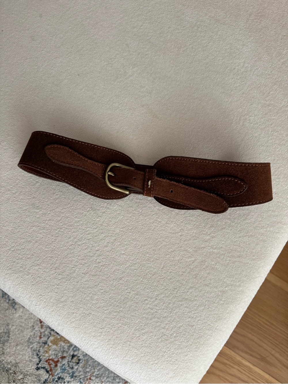 Genuine Leather 100% Suede Waist Belt - Picture 7 of 7